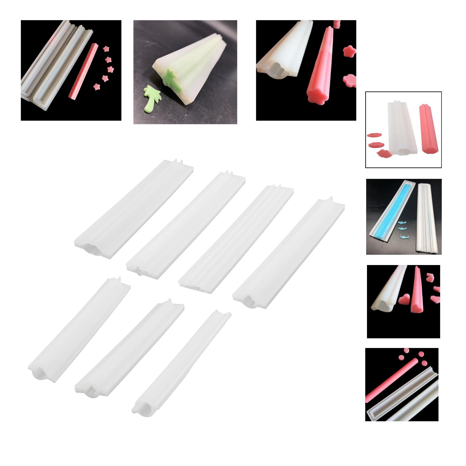 Lip Tree Shark Star Heart Shape DIY Handmade Silicone Soap Candle Mould Fondant Chocolate Cake Decorating Moulds Baking Tools