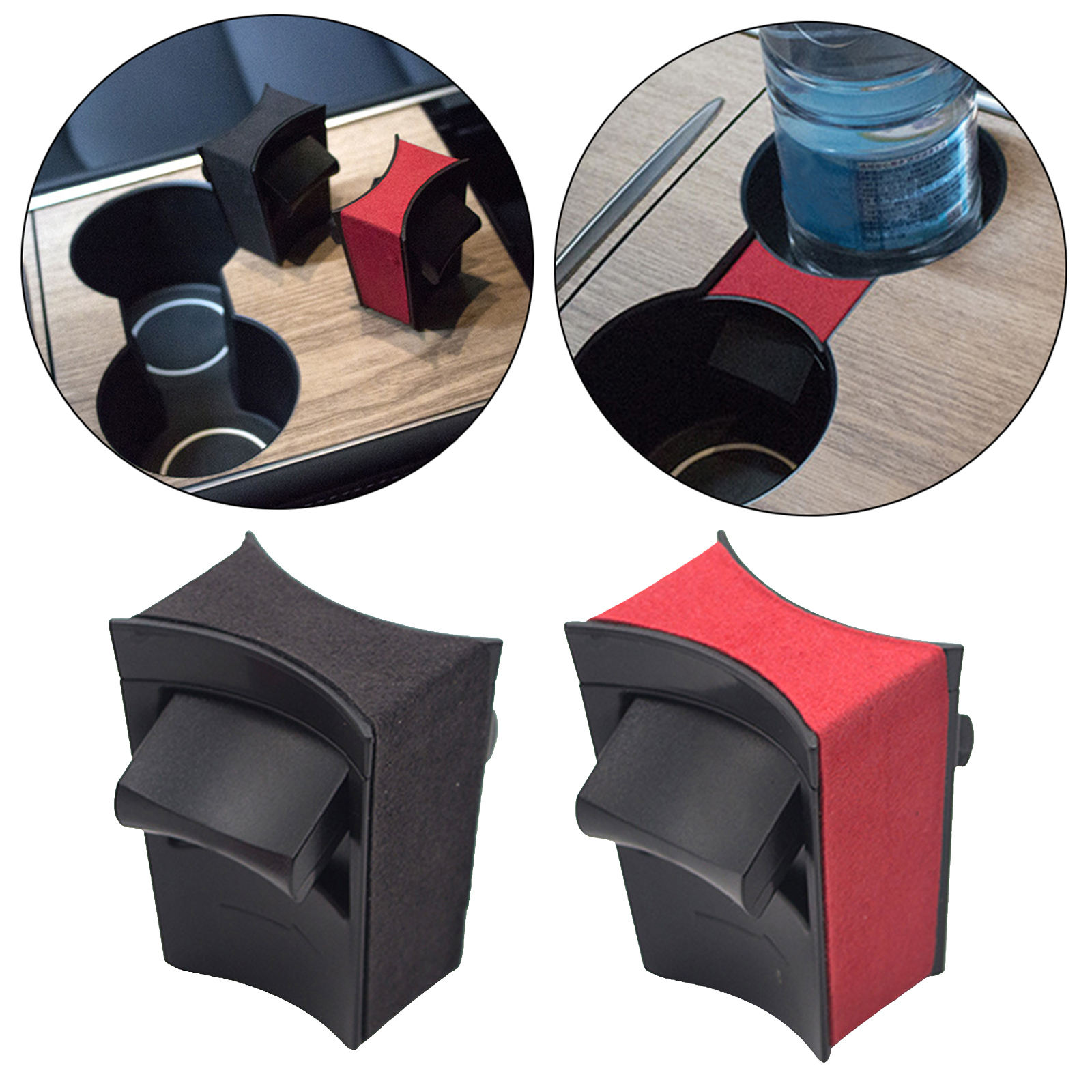 Car Cup Holder Clip for Tesla Model 3 Model Y Accessories Car Water Cup Slot Slip Limit Clip ABS Cup Holder Limiter