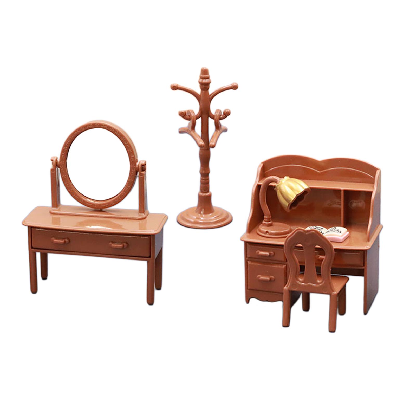 Miniature Dollhouse Furnitures Set, Photography Props Similation Model 1/12 Kids Preten Toys for Play House Game Decoration