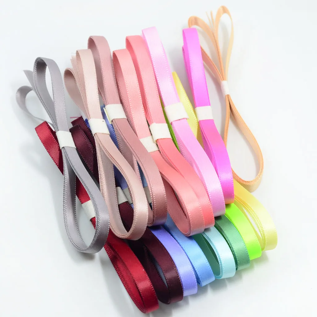 16 Colors 1 Yard Double Sided Grosgrain Ribbons for Christmas Wedding Party Gift Wrapping Crafts