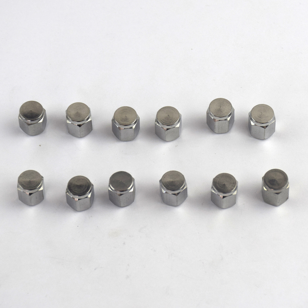 12Pcs Copper Schrader Valve  Motorcycle Cars Dust Cover Tire Caps Accessories