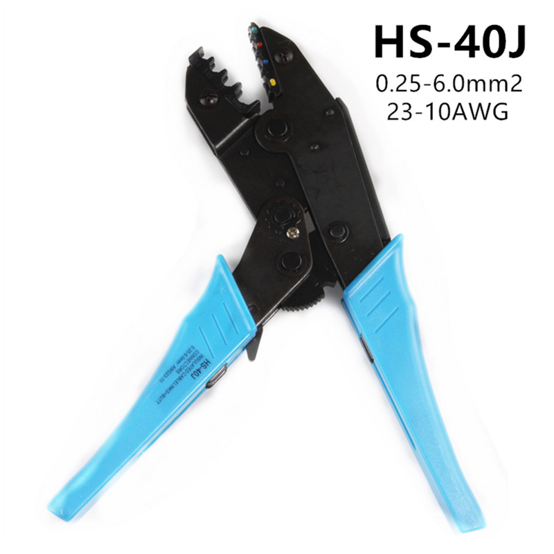 200PCS Schrumpf Terminals Butt Anschlüsse Crimpen Zange Wasserdichten Stecker Ratsche Zangen Vorisolierte HS-40J 23-10AWG – Detail 4