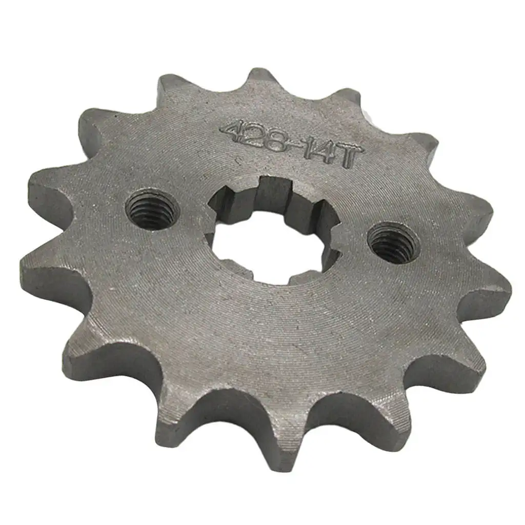 14T Teeth 17mm Front Sprocket Cog 428 Chain for Trail Dirt Bike 