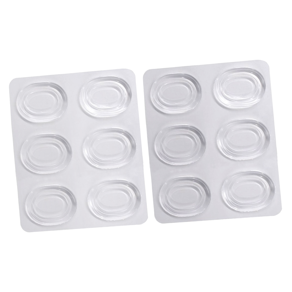 12pcs Drum Damper, Clear Drum Gel 