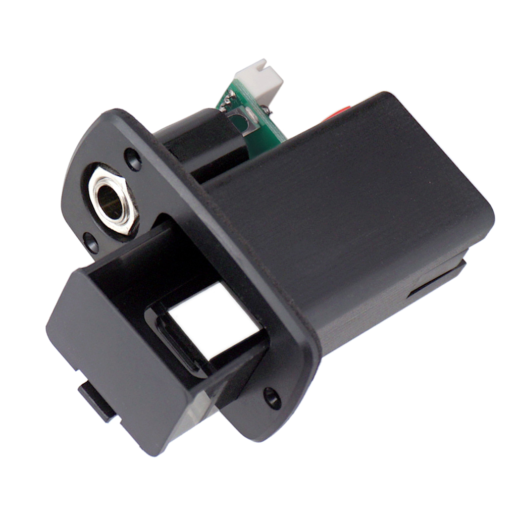 ABS 9V Battery Holder Case Box Compartment Cover For Active Guitar Bass Parts Pickup Replacement