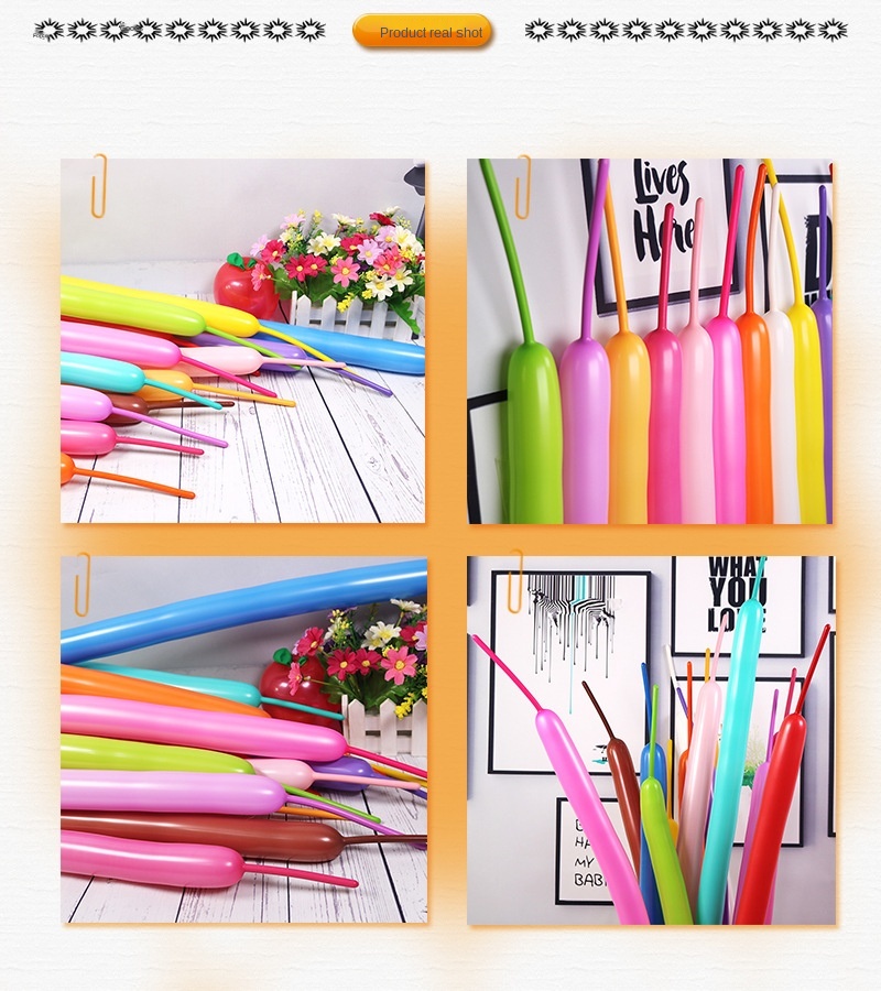20/50pcs Small Prince Magic Changeable Long Balloon Monochrome Genuine Wedding Bar KTV Birthday Party Decoration