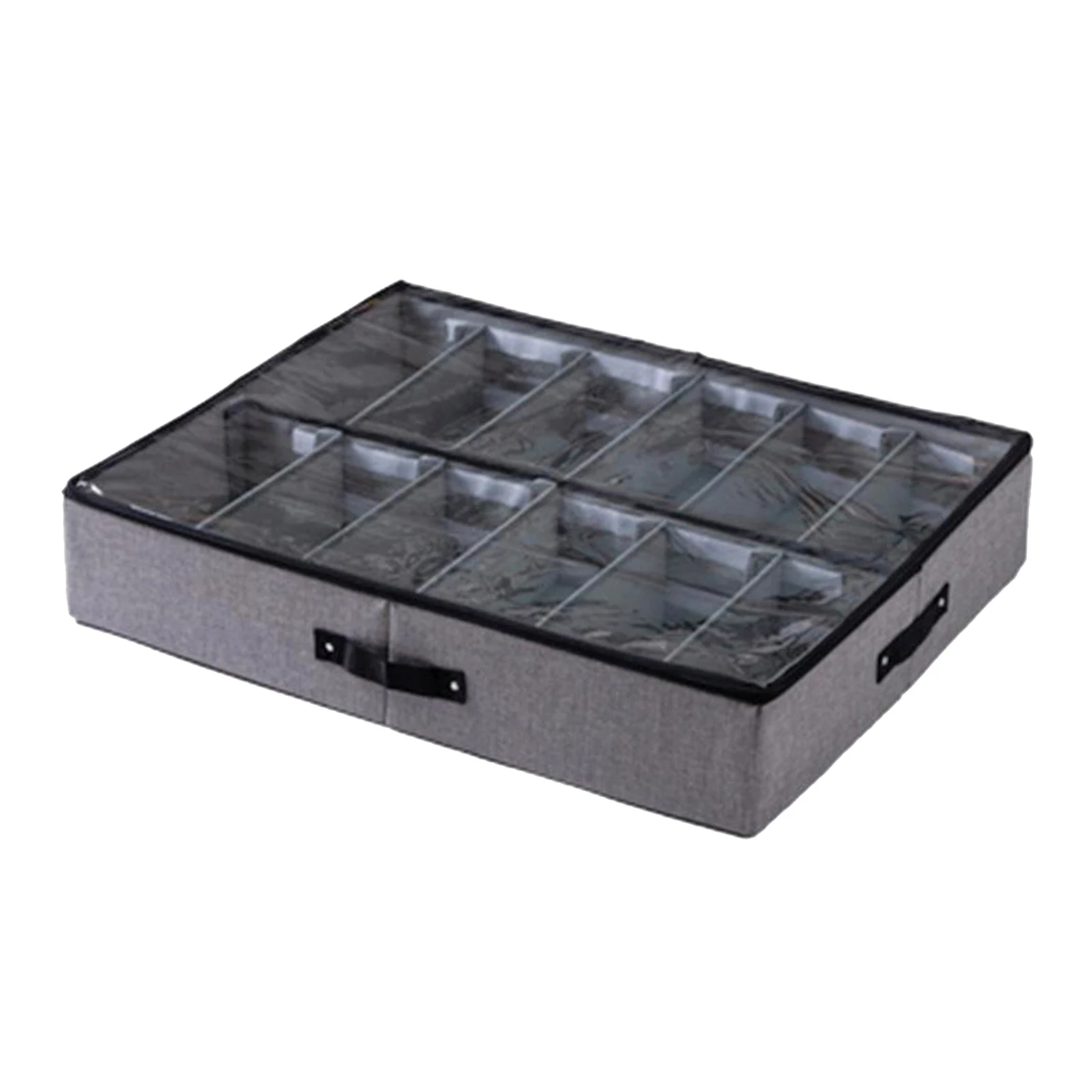under Bed Shoe Organizer Underbed Storage Box for Kids & Adults Shoes, Storage Chest Container for Shoes Toys Home Use