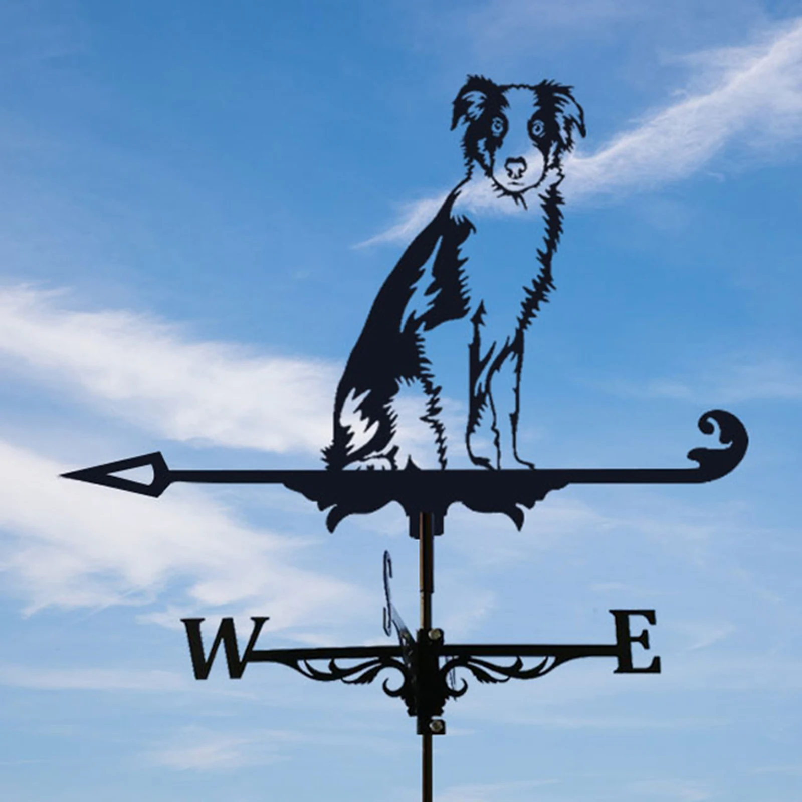 Stainless Steel Weather Vane Wind Direction Indicator Wind Vane Yard Wind Measuring Tools