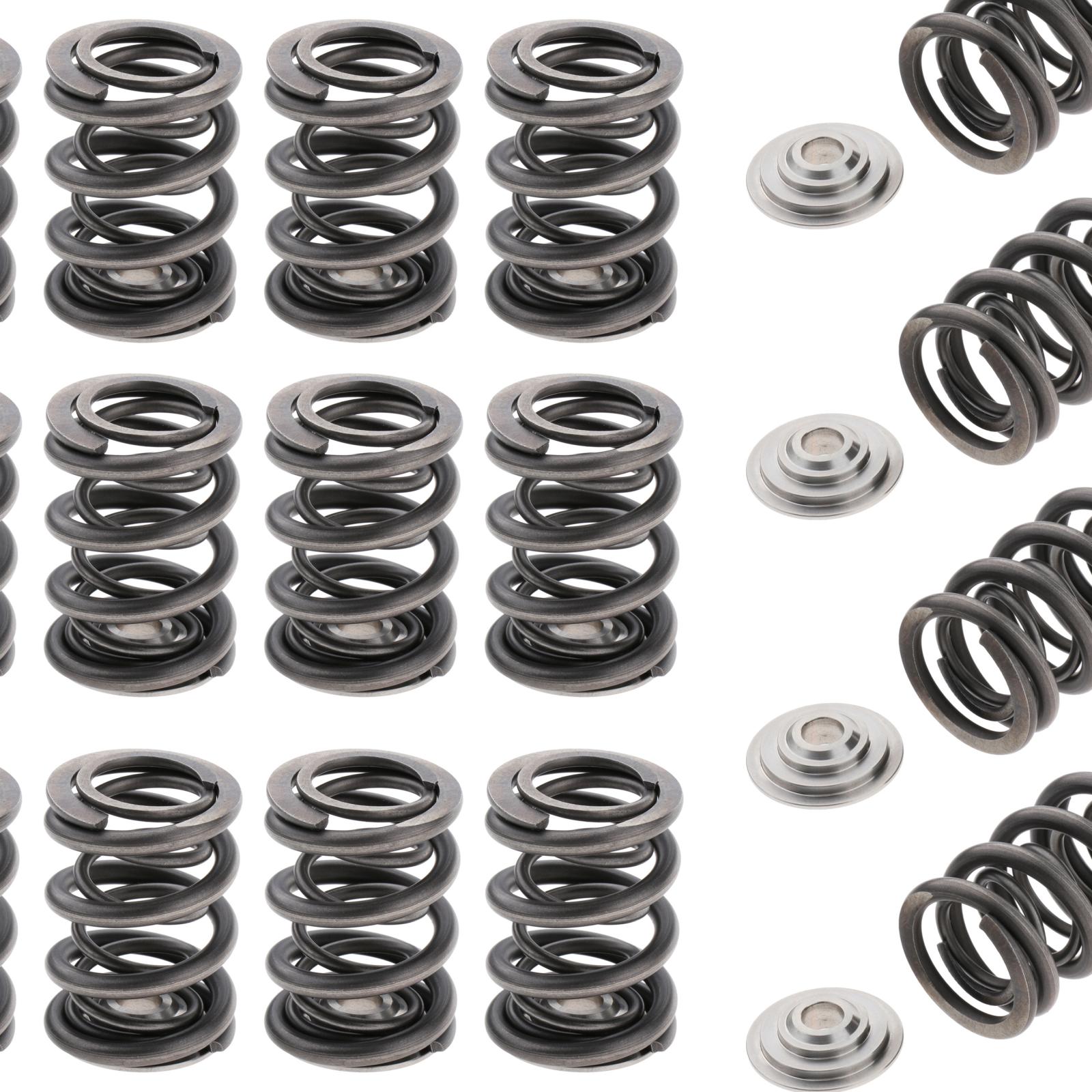 16x 85lb Dual Valve Springs Retainers Set for Honda B18C B18C1 Spare Parts