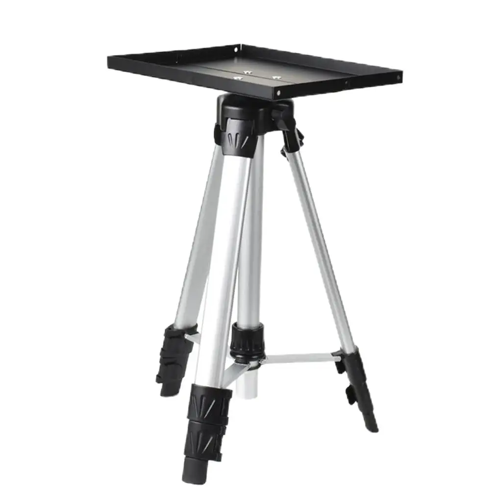 Projector Tripod Stand with Adjustable Height DJ Equipment Holder for Mixer Stage or Studio Use