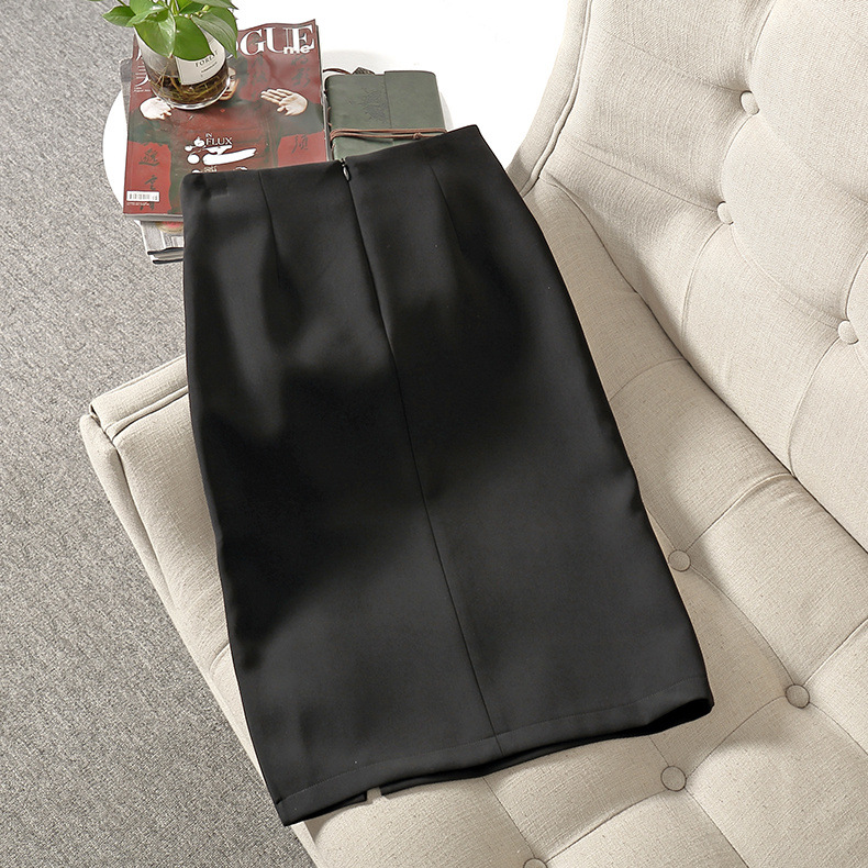 Europeus e Americanos para Mulheres Alta Qualidade Primavera Verão Nova Xiaoman Cintura Bolsa Saia Mid-length Commuter - 9 High Quality Moda Feminina