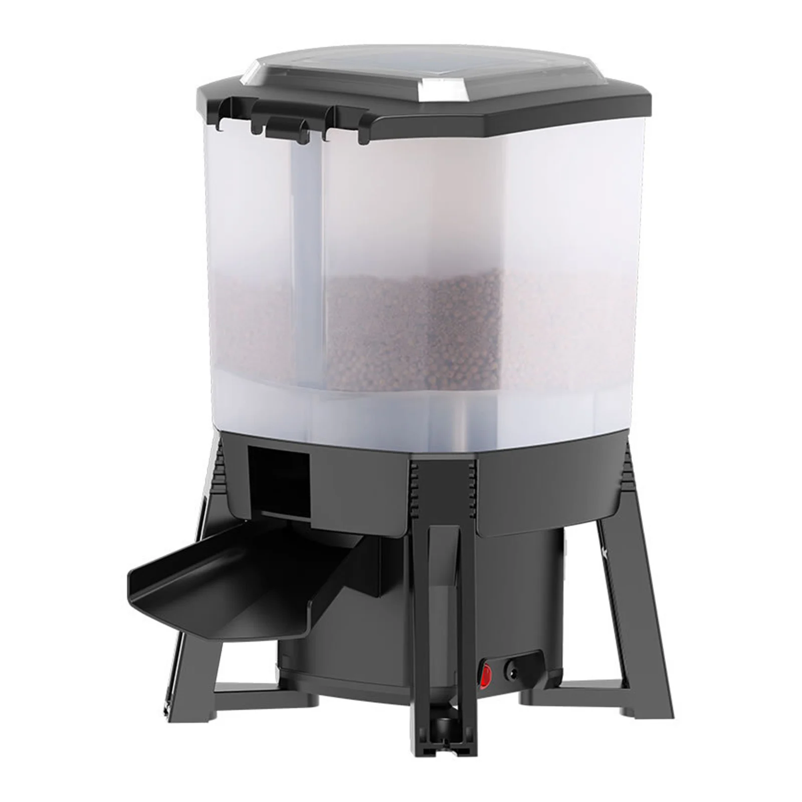 Adjustable Solar Automatic Aquarium Feeder Timer Fish Pond Digital Food Dispenser