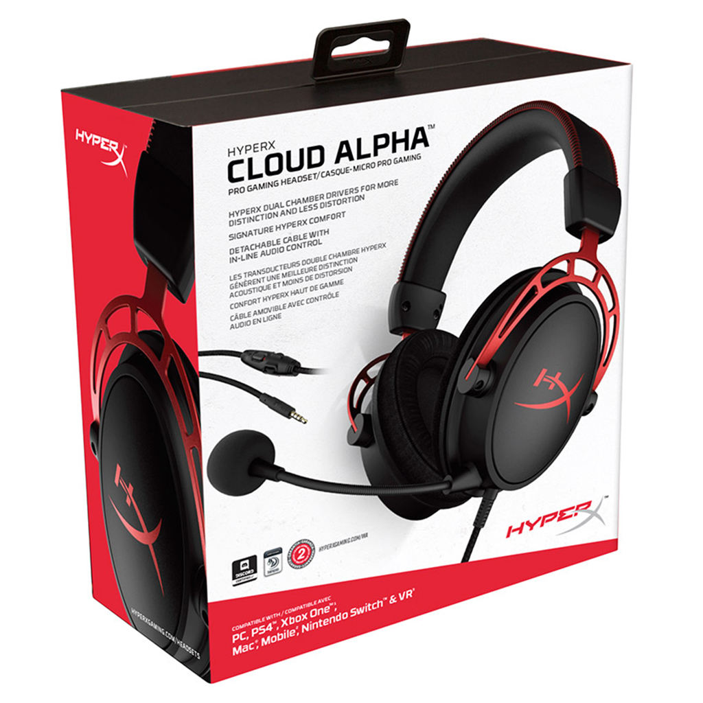 HyperX Cloud Alpha Gaming Headphones Limited Edition E-sports Headset with Microphone Gaming Headset for PC PS4  Mobile