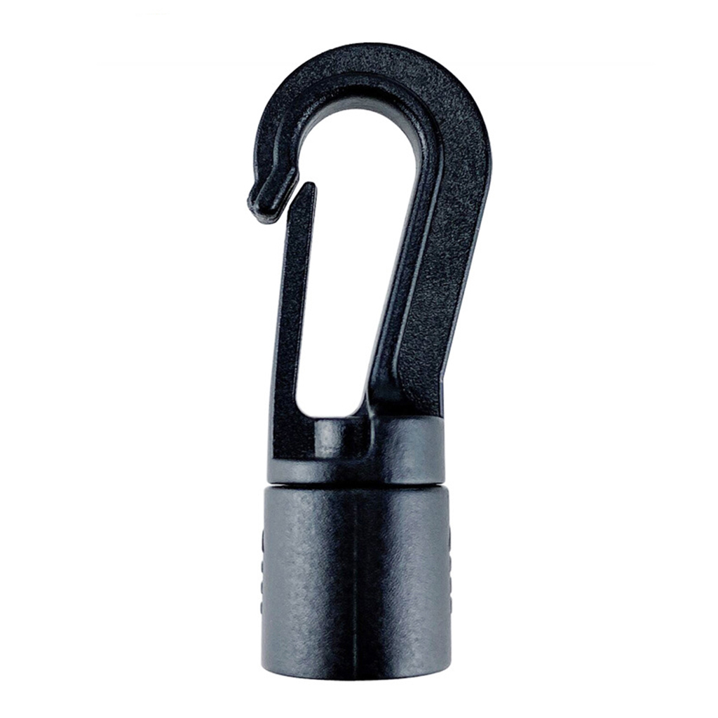 1 Pack Plastic Bungee Shock Cord Hook End for Camping Exercise Boat Kayak Canoe