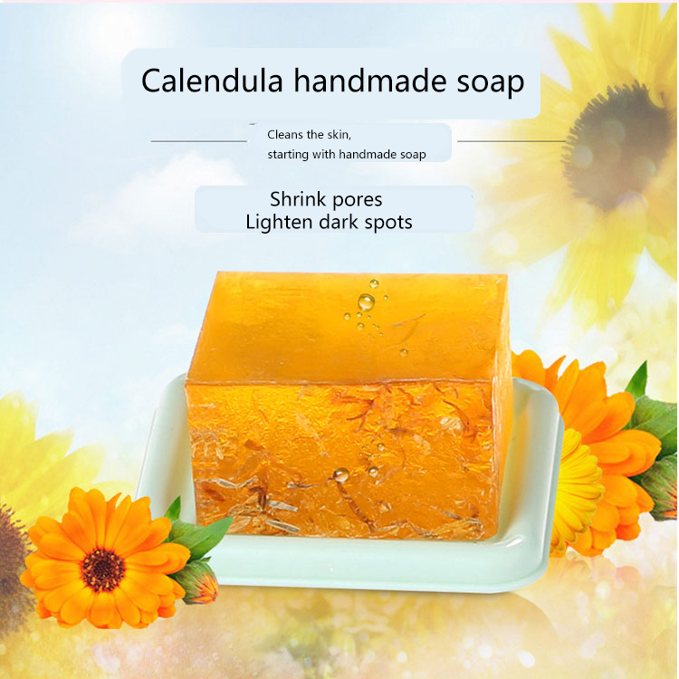 Best of Calendula Handmade Soap 100g Skin Lightening Soap Natural Soap Soap Making Flower Soap Oil And Acne Skin Essence Reviews & Tips