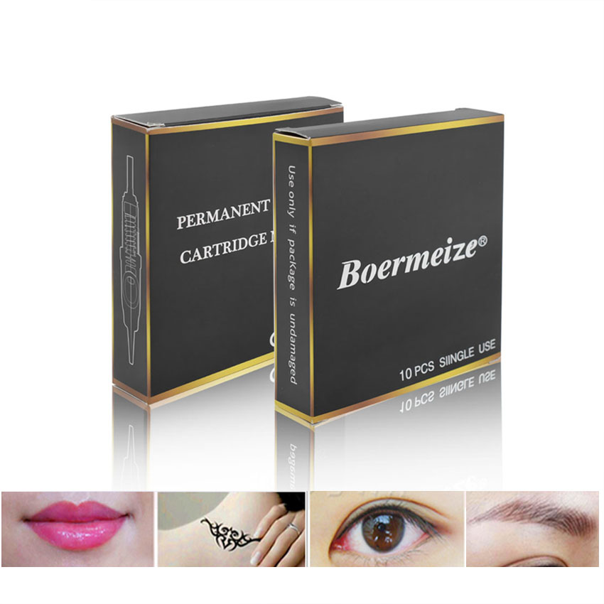 Best of Boermeize 10PCS Tattoo Needles Permanent Makeup Cartridge For Electric Machine Pen Eyebrow Lip 1R / 3R / 5R / 7R / 9R Reviews & Tips