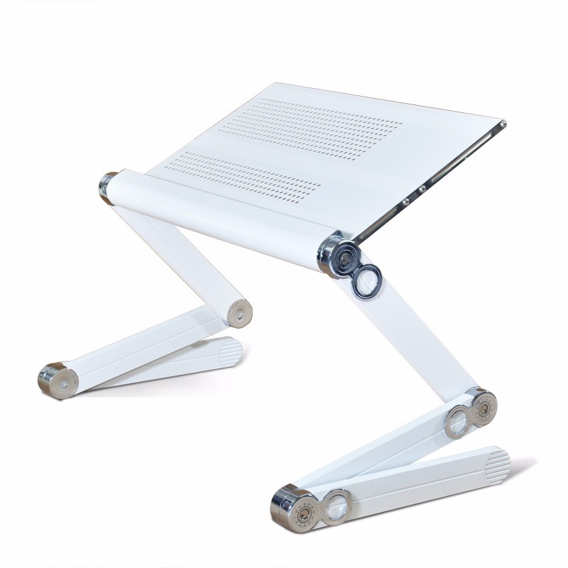 Description Picture 5 of itemSimple  fashion desk lazy notebook computer desk on bed table  can mobile aluminum alloy folding  free shipping