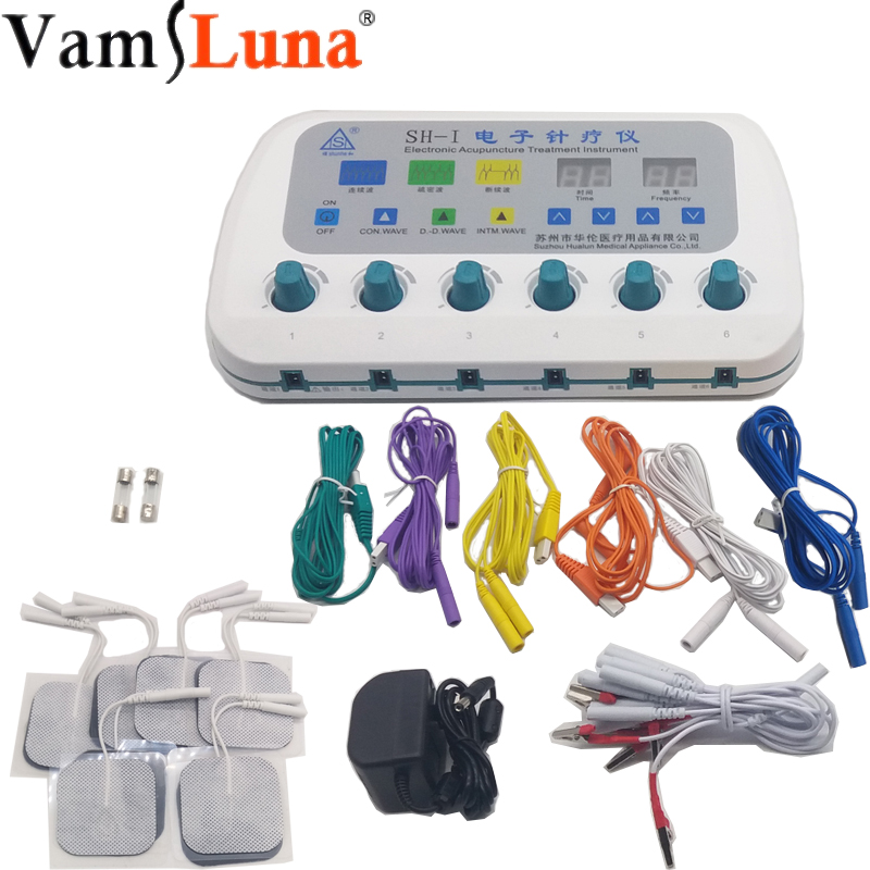 Best of Electric Acupuncture Stimulator Machine SH-I Massager Body Care With 6 Output Channel Electro Stimulation Treatment Instrument Reviews & Tips