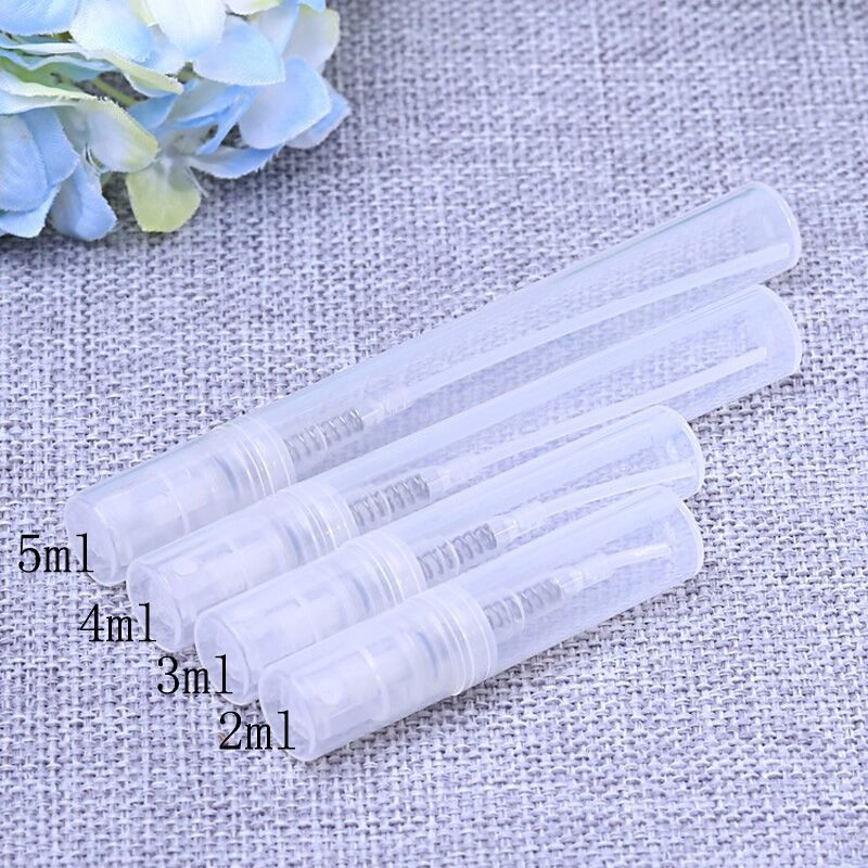 Best of 50pcs / lot 2ml 3ml 5ml Mini Plastic Spray Perfume Bottle Refillable Oil Bottles Atomizer Mini Protable Cosmetics Container Reviews & Tips