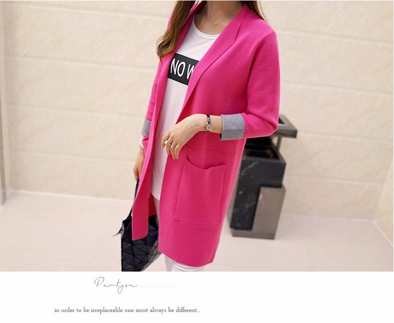 Suurte taskutega pikad kardiganid | kujundav pilt e-kaubamaja pildikogust