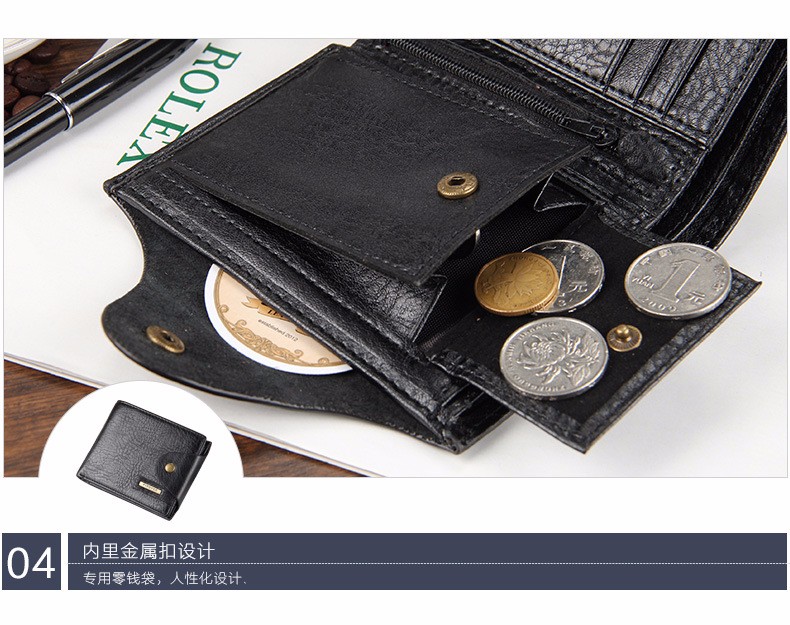 Lihtsad meeste rahakotid - must ja pruun | kujundav pilt e-kaubamaja pildikogust