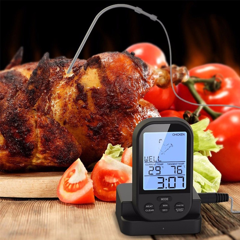 Elektrooniline termomeeter toidu jaoks | kujundav pilt e-kaubamaja pildikogust