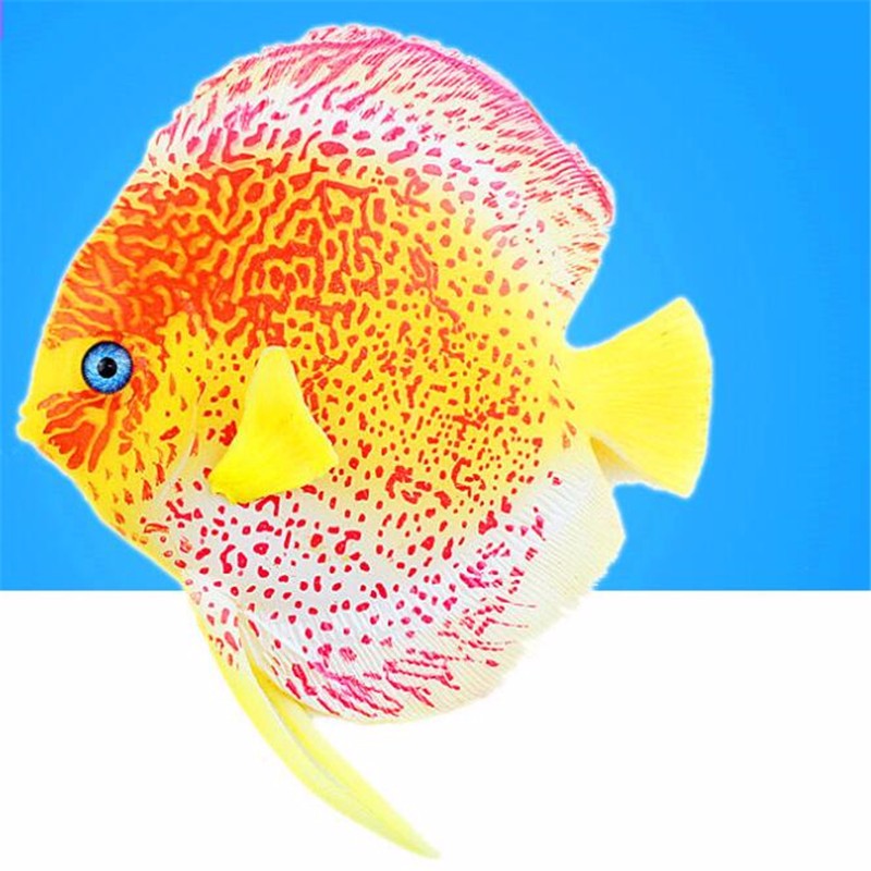 Perfect Silicone Discus Fish Tropical Fish Aquarium Decoration