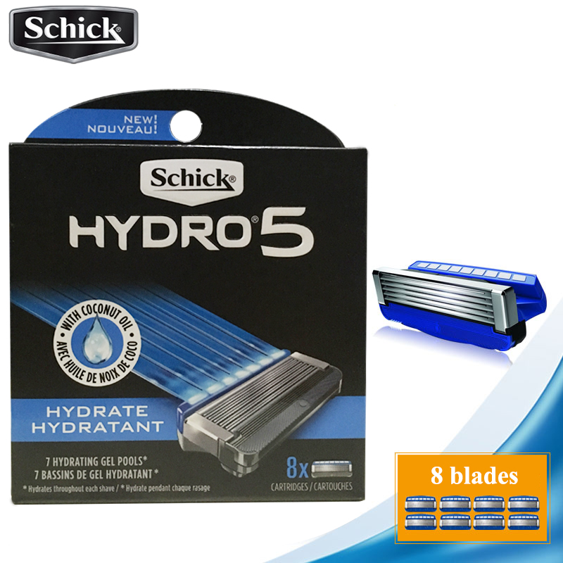 Best of 8 Blades / Lot Original Schick Hydro 5 Razor Blades Best Men Safety Shaver Hair Shaving Replacement Reviews & Tips