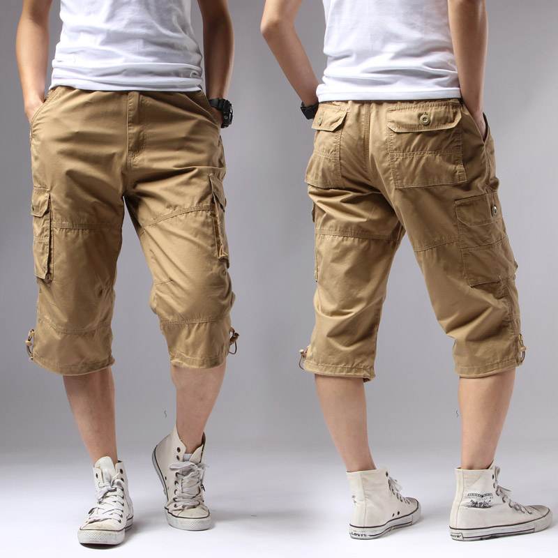 casual khaki shorts