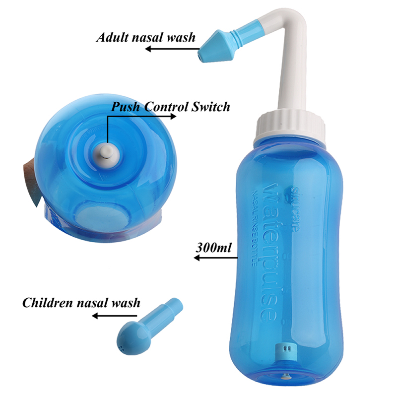 Best of Adults Children Neti Pot Standard Nasal Nose Wash Yoga Detox Sinus Allergies Relief Rinse 300ml Reviews & Tips - Image 4