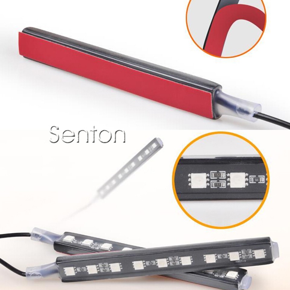 värvi muutev LED valgusriba mustas korpuses