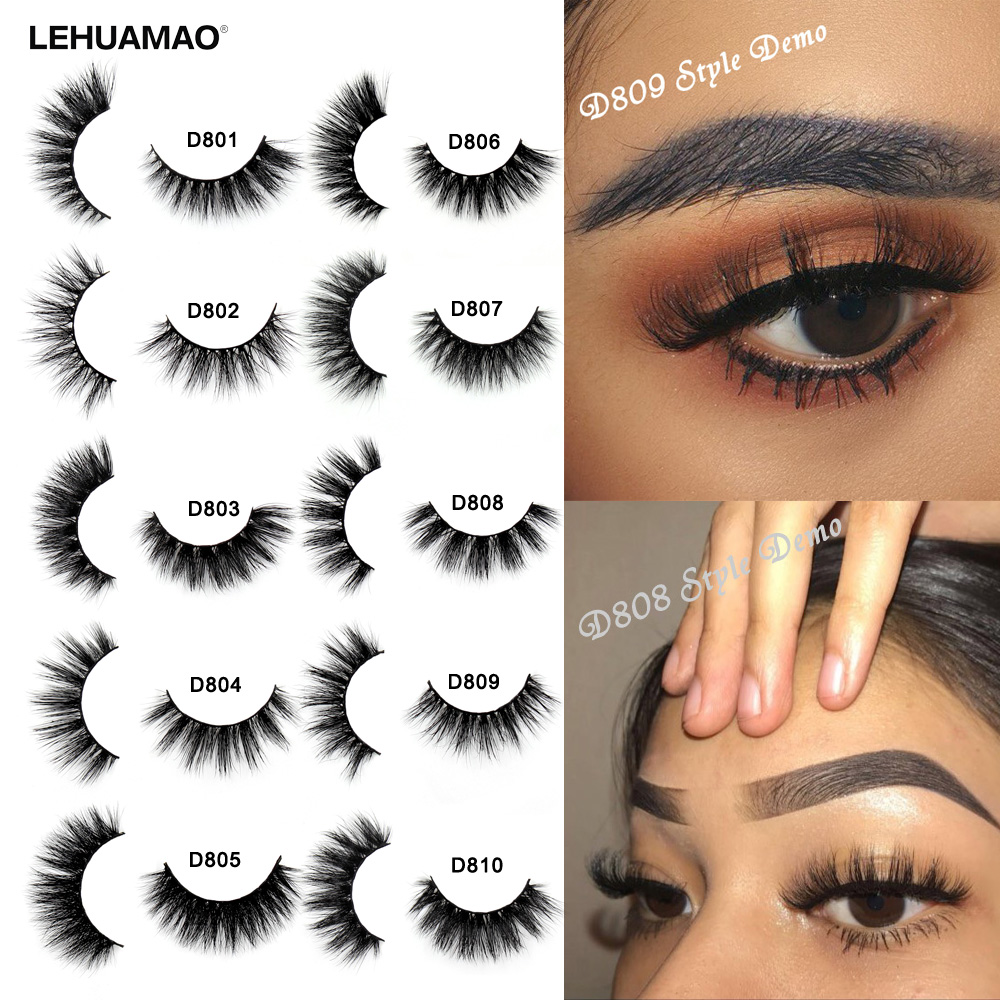 Best of LEHUAMAO Makeup Eyelashes 3D Mink Lashes Thick HandMade Fluffy Lashes Cruelty Free Volume Wispy Soft Lash Reusable False Eyelash Reviews & Tips