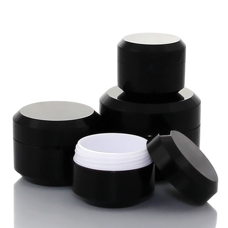 Best of 20pcs / lot 3g / 5g / 10g / 15g / 30g / 50g Empty Cream Jar Plastic Cosmetic Packaging Bottle Black Eyeshadow Makeup Packaging Pot Reviews & Tips