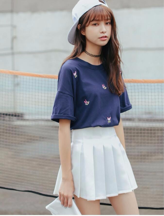 Elegant Half Pleated High Waist Mini Skirt