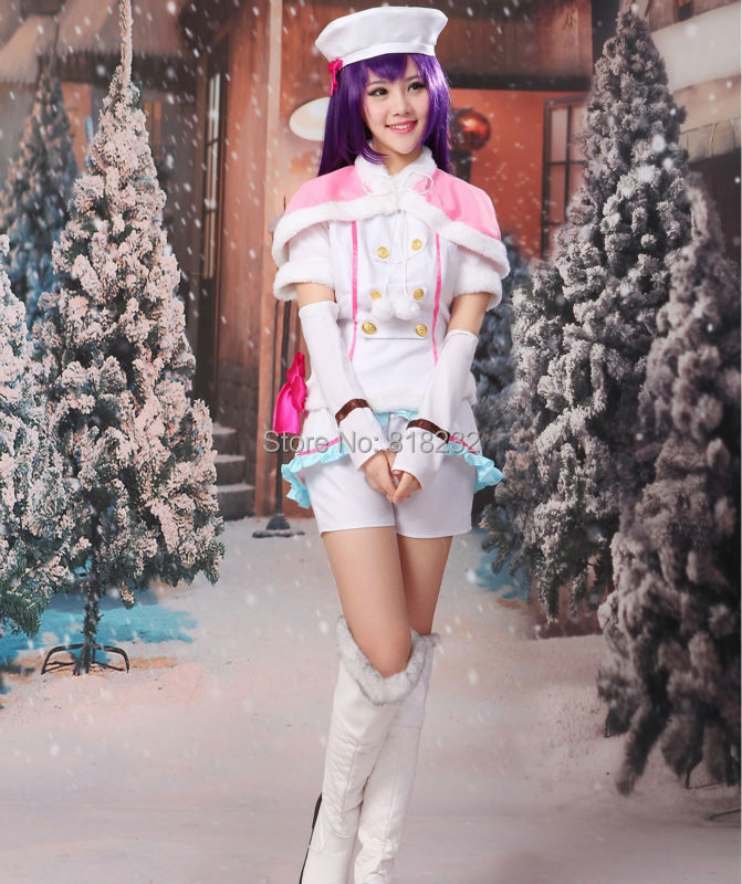 Love Live Snow Halation Sonoda Umi Cappa Tops Pants Uniform Outfit Anime Customize Cosplay Costumes -> Snow Halation Sonoda Umi Cosplay Uniform 2