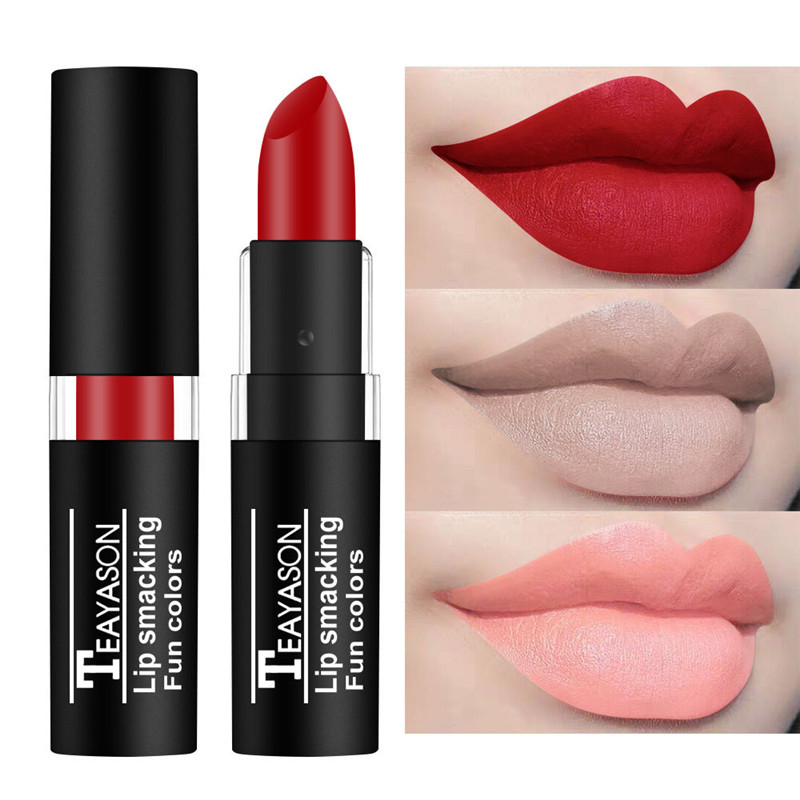 Best of Waterproof Matte Liquid Moisturizer Lipstick Long Lasting Sexy Red Black Lip Gloss Korean Makeup Cosmetics Reviews & Tips - Image 3