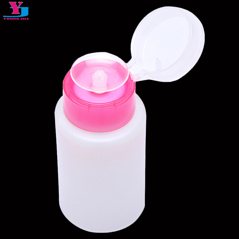 Best of Top Quality 150ML Pink Empty Pump Liquid Alcohol Press Nail Polish Remover Cleaner Bottle Dispenser Make Up Refillable Container Reviews & Tips