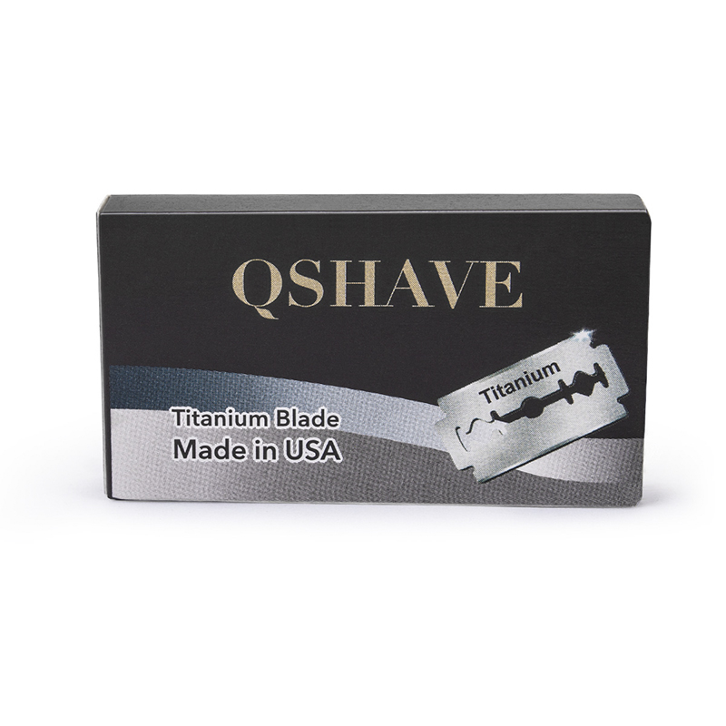 Best of Qshave IT Safety Razor Blade Straight Razor Titanium Blade Double Edge Classic Safety Razor Blade Made In USA, 100 Blades Reviews & Tips