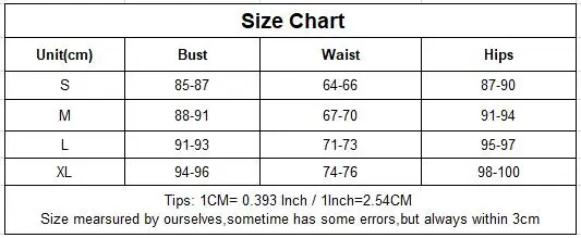 Size Chart xinxin