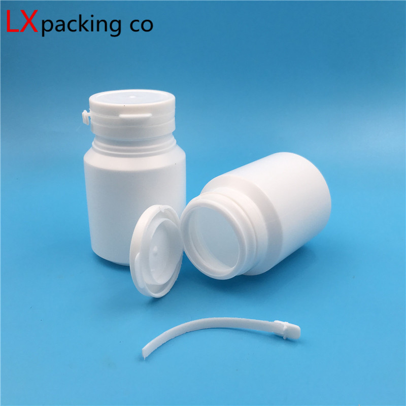 Best of 50PCS 30ML 60ML 100ML White Plastic Empty Bottle Pill Loose Powder Container Packaging Pot Cosmetic Cream Jar Reviews & Tips