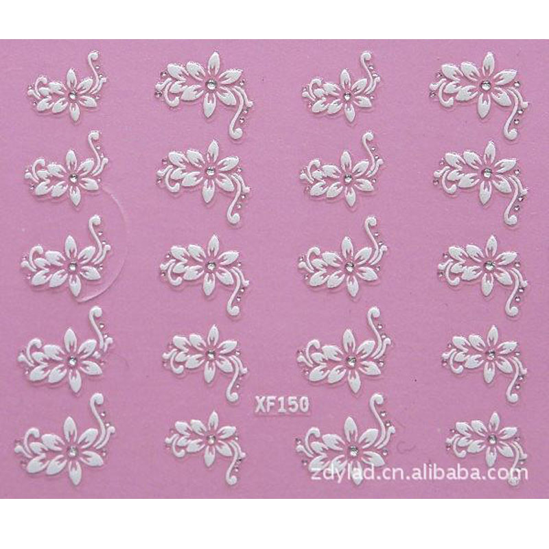 Best of 3D DIY Flower Design Water Transfer Nails Art Sticker Lady Women Manicure Tools Nail Wraps Decoration Decals Wholesale Reviews & Tips