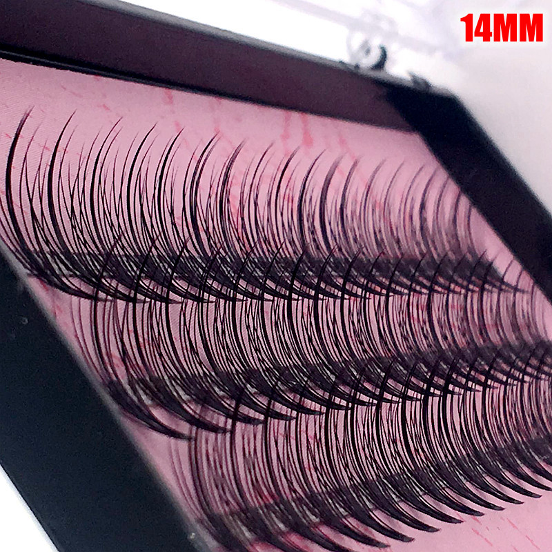 Best of 4 Packs / lot Pro 57 Knots Black Tapered Individual False Eyelashes Eye Lash Makeup Extension Choose 8mm 10mm 12mm 14mm L1604 Reviews & Tips