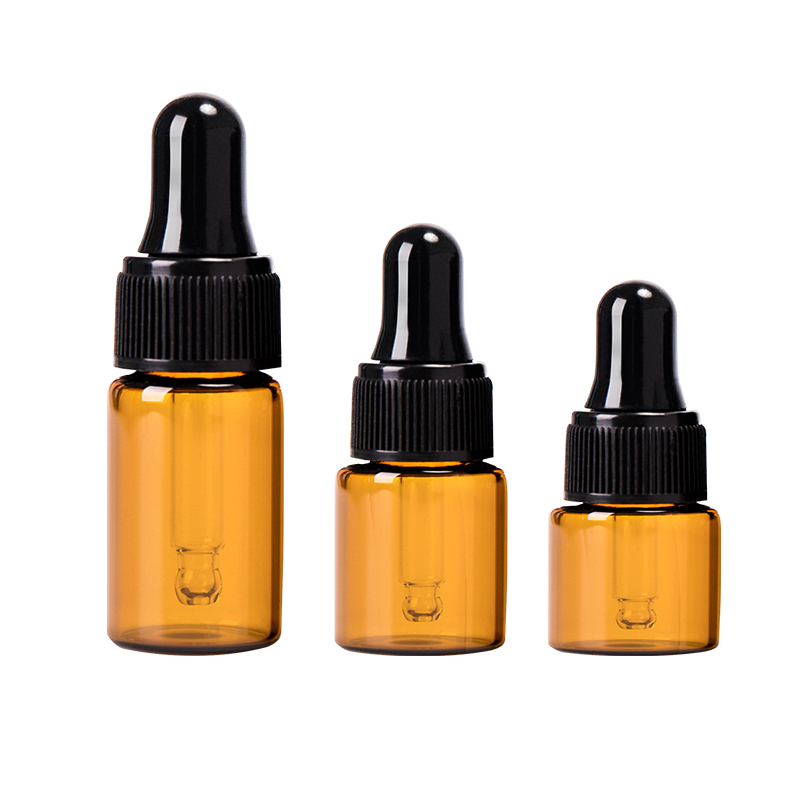 Best of 10pcs 1ml 2ml 3ml 5ml Amber Dropper Mini Glass Bottle Essential Oil Display Vial Small Serum Perfume Brown Sample Container Reviews & Tips