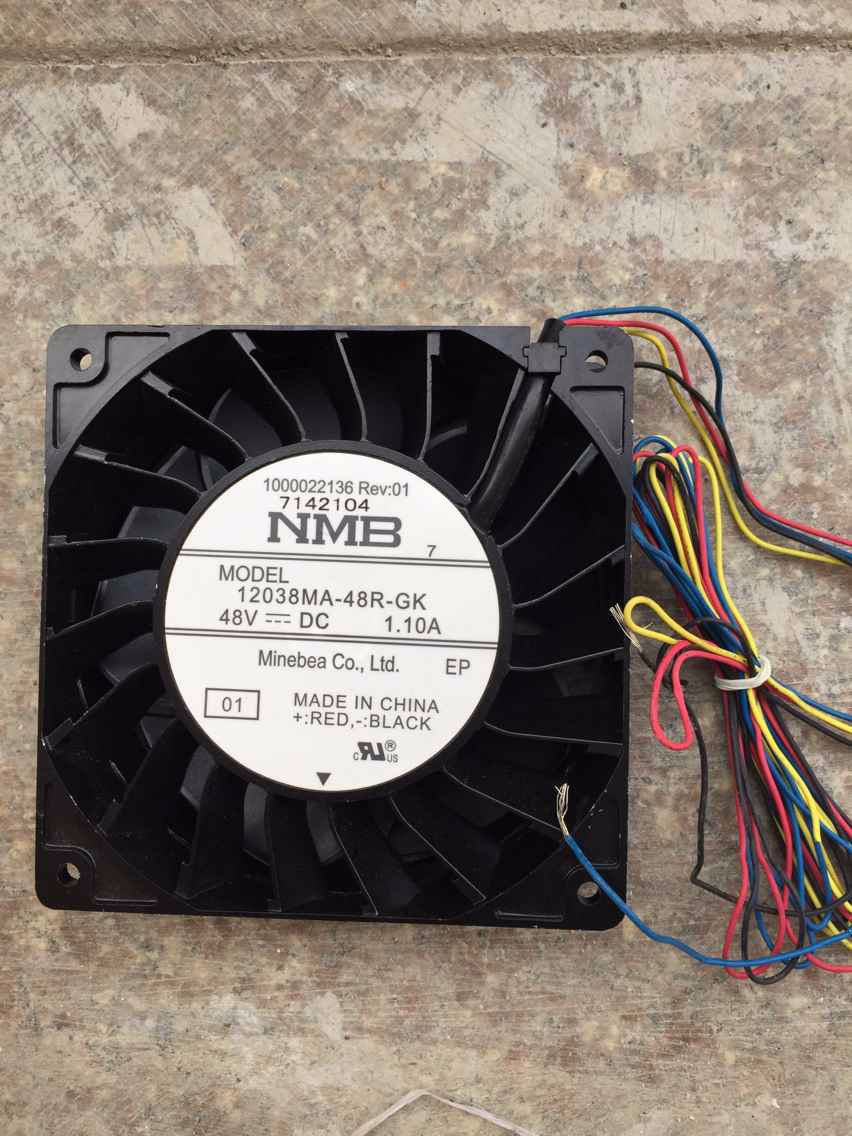 12038VA-48R-GL NMB 48V 0.9A 12CM cooling fan 3-wire
