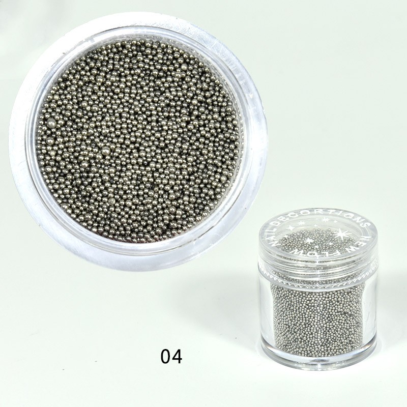 Best of 1 Box 10ML Grey Color Micro Ball Mini Nail Caviar Beads For Nails Supplies Nail Art Decorations Glitter Rhinestones For Nail Art Reviews & Tips