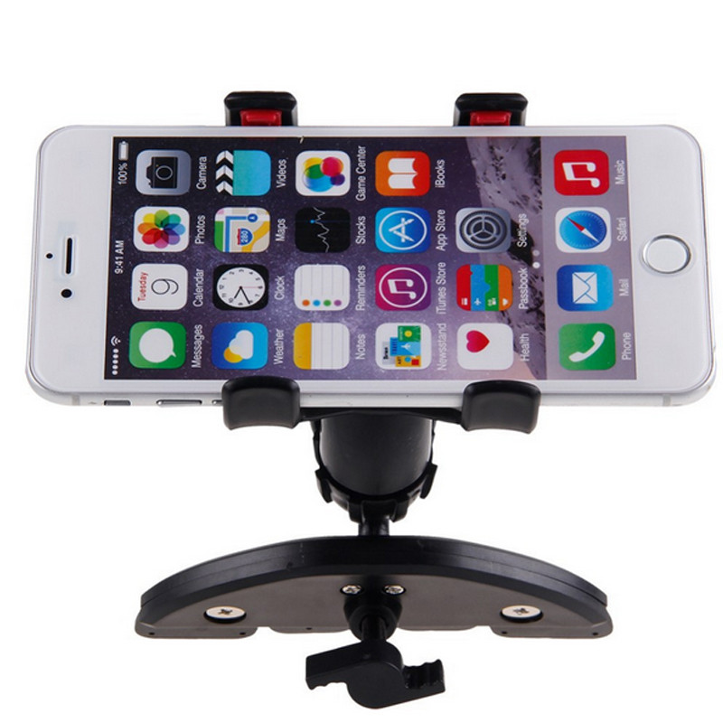 must telefonihoidja autosse, mille küljes on nutitelefon