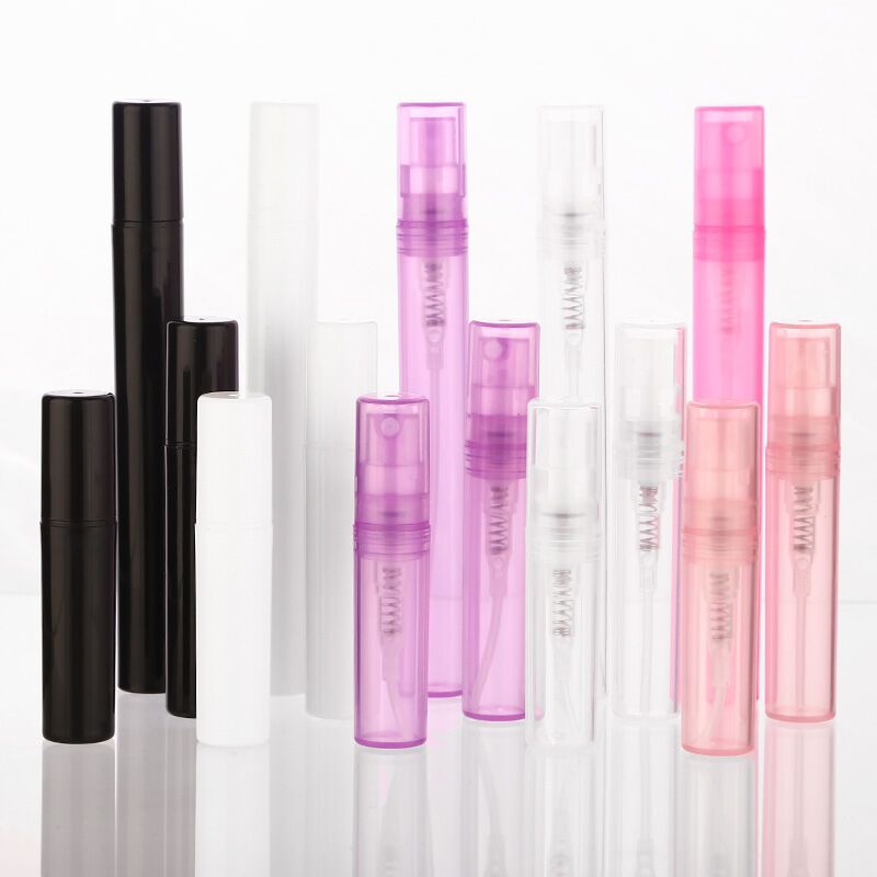 Best of 100pcs / lot 2ml 3ml 4ml 5ml Pink White Black Clear Plastic Perfume Spray Bottle Sample Mist Sprayer Atomizer Perfume Bottle Reviews & Tips