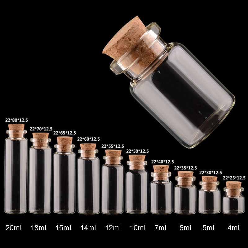 Best of 50pcs Diameter 22MM Corked Glass Vial Clear Empty Glass Bottle With Wooden Cork Stopper Vials DIY Wishing Mini Glass Bottles Reviews & Tips