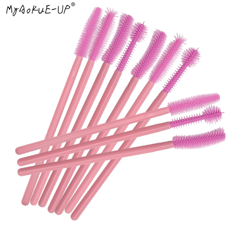 Best of 50 Pcs Full Pink Disposable Silicone Brush For Eyelash Extension Women Makeup Brushes Eye Lash Mascara Wands Applicator Tools Reviews & Tips