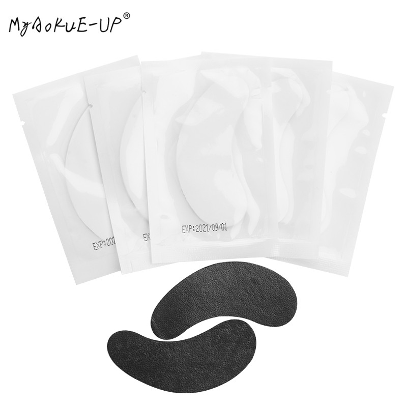 Best of 50 Pairs / lot Gel Eye Pads Eyelashes Paper Patches For Eyelash Extension Eye Tips Sticker Wraps Black Patches Makeup Tools Reviews & Tips